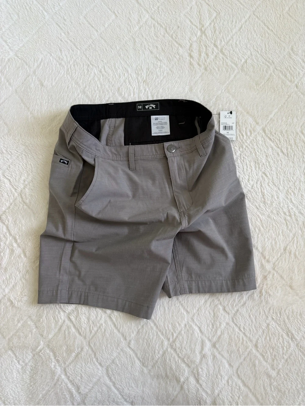Billabong Gray Men's Walkshorts with Logo